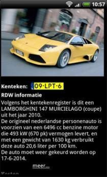 Eenvoudig een kenteken opzoeken