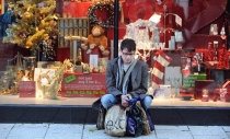 Mooie vintage kerstkaart